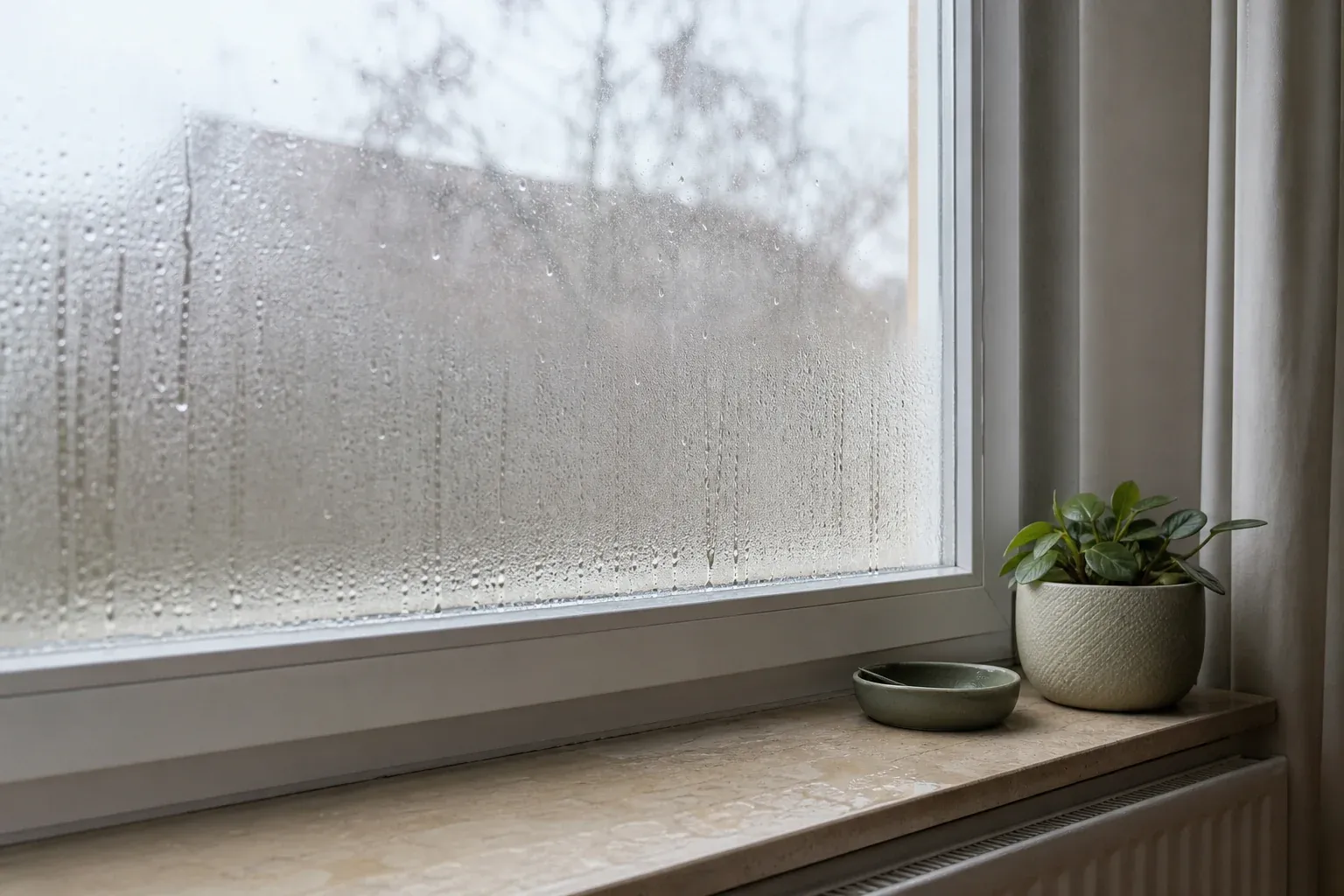 Warum beschlagen Fenster von innen? Die physikalischen Gründe