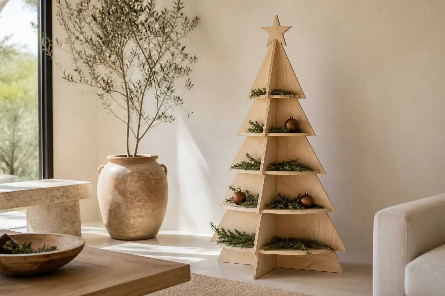 9. Keinachtsbaum nachbauen: das Stecksystem aus Holz