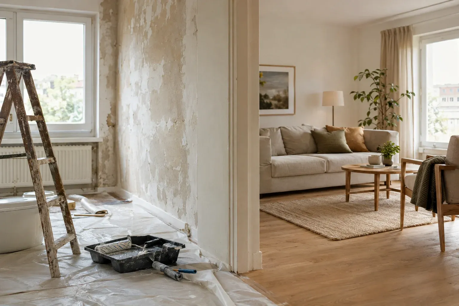 Wer muss renovieren, Mieter oder Vermieter?