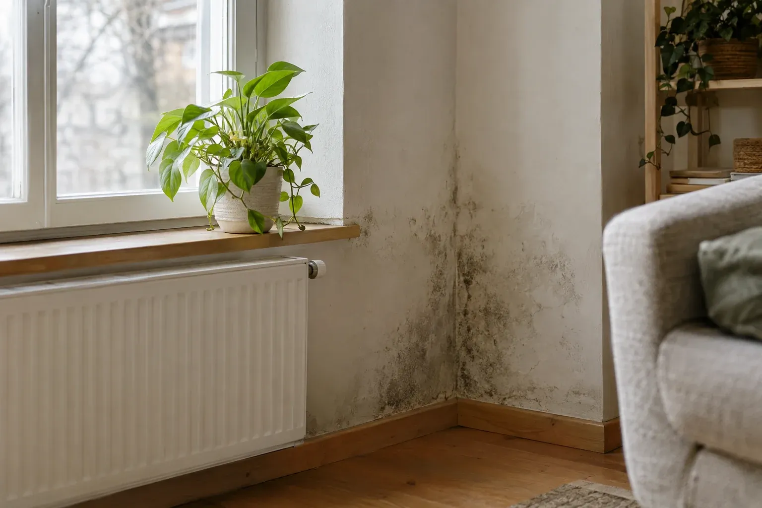 Woher kommt die Feuchtigkeit in der Wohnung?